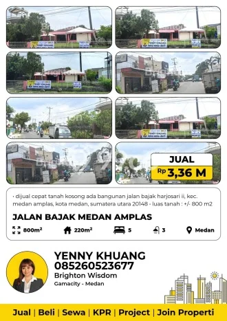 Dijual Hunian Mewah dengan Fasilitas Sekitar Komplit di Medan Amplas, Medan Dijual Hunian Mewah dengan Fasilitas Sekitar Komplit di Medan Amplas, Medan