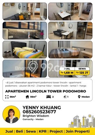 Dijual Apartemen di Medan Barat, Medan Punya 2 Kamar Tidur Dijual Apartemen di Medan Barat, Medan Punya 2 Kamar Tidur