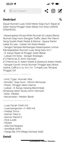 Siap Huni Rumah Mewah 5 Kamar di Medan Barat Dekat ke Mana Pun Siap Huni Rumah Mewah 5 Kamar di Medan Barat Dekat ke Mana Pun
