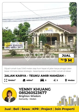 Siap Huni Rumah Mewah 5 Kamar di Medan Barat Dekat ke Mana Pun Siap Huni Rumah Mewah 5 Kamar di Medan Barat Dekat ke Mana Pun