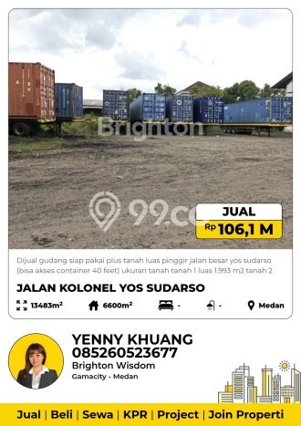Unit Gudang Dijual di Medan Belawan Medan Luas Tanah 12483m2, Luas Bangunan 6600m2 Unit Gudang Dijual di Medan Belawan Medan Luas Tanah 12483m2, Luas Bangunan 6600m2
