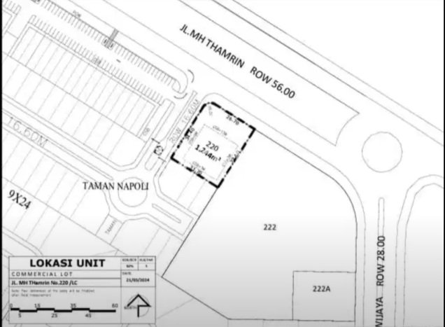 Tanah untuk Dijual di Lippo Cikarang Cikarang Luas 1244m2 Tanah untuk Dijual di Lippo Cikarang Cikarang Luas 1244m2