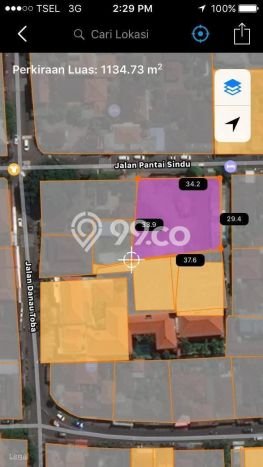 Tanah Dijual Lokasi Strategis di Denpasar dengan Luas 1581m2 Tanah Dijual Lokasi Strategis di Denpasar dengan Luas 1581m2