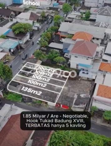 Tanah Kavling Dijual di Denpasar dengan Spesifikasi 520m2 Tanah Kavling Dijual di Denpasar dengan Spesifikasi 520m2