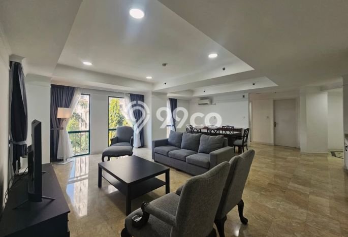 Apartemen Nyaman untuk Disewa, 3 Kamar di Jakarta Selatan Apartemen Nyaman untuk Disewa, 3 Kamar di Jakarta Selatan