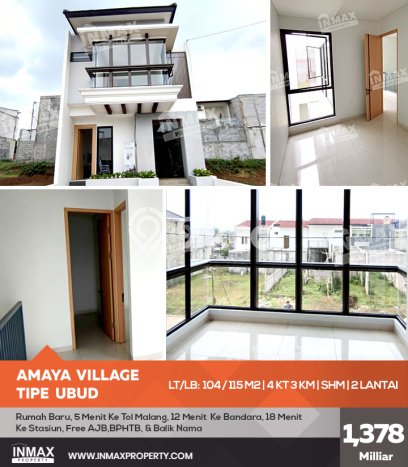 Rumah Asri LB 115m2m² View Danau di Cemorokandang, Malang Rumah Asri LB 115m2m² View Danau di Cemorokandang, Malang