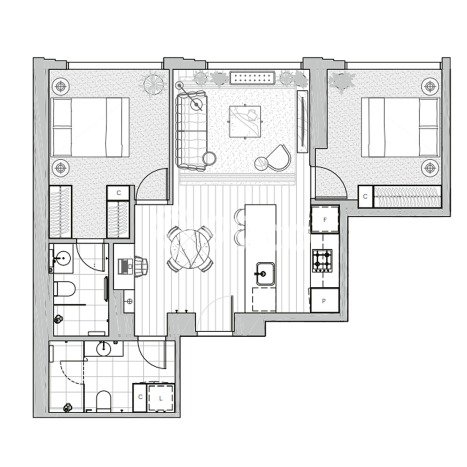 FOR SALE Hunian Apartemen Luxury di Melbourne dengan 2 Kamar Tidur & Luas 72m2 FOR SALE Hunian Apartemen Luxury di Melbourne dengan 2 Kamar Tidur & Luas 72m2