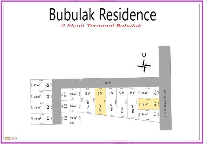 Dijual Tanah Lokasi Bubulak, Bogor Seluas 72m2 Dijual Tanah Lokasi Bubulak, Bogor Seluas 72m2