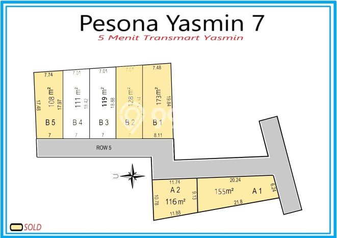 Dijual Tanah di Bogor, Luas 119m2 SHM Dijual Tanah di Bogor, Luas 119m2 SHM
