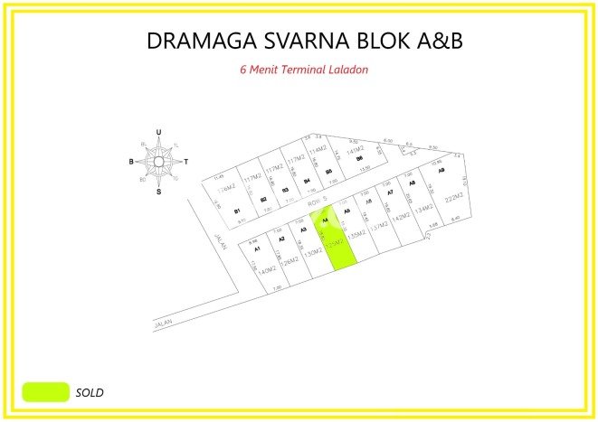 Kavling Tanah untuk Dijual di Margajaya, Bogor, Luas 114m2 Kavling Tanah untuk Dijual di Margajaya, Bogor, Luas 114m2
