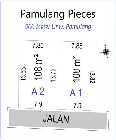 Jarang Ada! Tanah di Pamulang Punya Luas 108m2 SHM Jarang Ada! Tanah di Pamulang Punya Luas 108m2 SHM