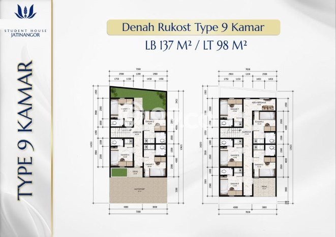 Unit Kost Dijual di Jatinangor dengan 6 Kamar Kawasan Strategis Unit Kost Dijual di Jatinangor dengan 6 Kamar Kawasan Strategis