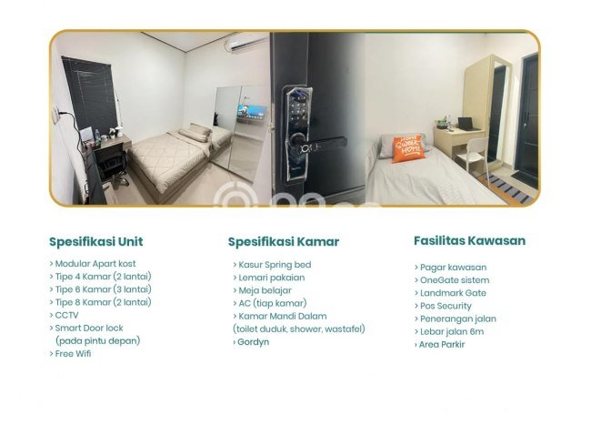 Rumah Kost Dijual di Dramaga, Bogor dengan 6 Kamar Tidur, 6 Kamar Mandi Rumah Kost Dijual di Dramaga, Bogor dengan 6 Kamar Tidur, 6 Kamar Mandi