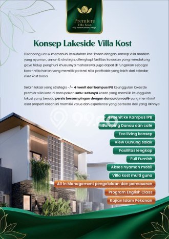 Unit Kost Dijual di Kawasan Dramaga Bogor dengan 4 KT Unit Kost Dijual di Kawasan Dramaga Bogor dengan 4 KT