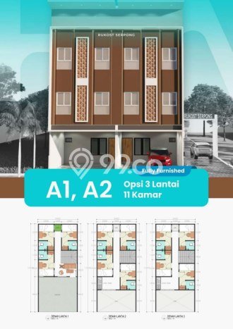 Rumah Kost Dijual di Serpong, Tangerang Selatan, 6 KT, 6 KM, Bangunan 75m2 Rumah Kost Dijual di Serpong, Tangerang Selatan, 6 KT, 6 KM, Bangunan 75m2