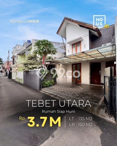 Siap Huni Hunian Elit 4 Kamar di Tebet Dekat ke Mana Saja Siap Huni Hunian Elit 4 Kamar di Tebet Dekat ke Mana Saja