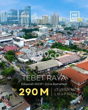 Tanah di Tebet, Jakarta Selatan Luas 9926m2 Dijual Segera Tanah di Tebet, Jakarta Selatan Luas 9926m2 Dijual Segera