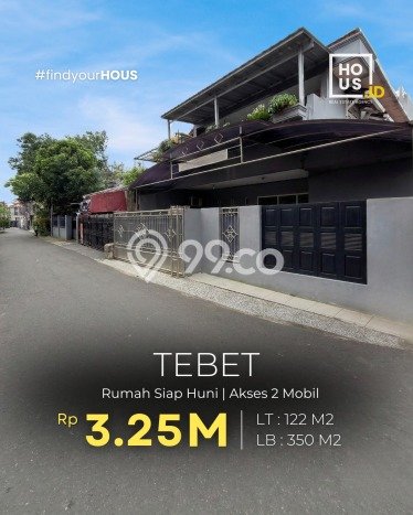 Siap Huni Hunian Elit 4 Kamar di Tebet Dekat ke Mana Pun Siap Huni Hunian Elit 4 Kamar di Tebet Dekat ke Mana Pun