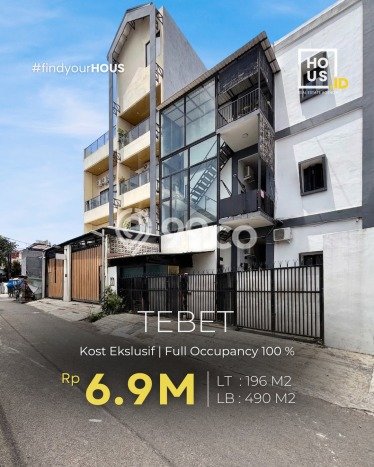 Kost Dijual Lokasi Tebet, Jakarta Selatan, 24 KT, 24 KM, 490m2 Kost Dijual Lokasi Tebet, Jakarta Selatan, 24 KT, 24 KM, 490m2