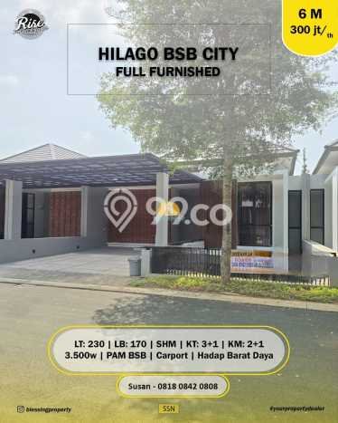 Disewakan! Rumah 3 Kamar Tidur &
2 Kamar Mandi di BSB City, Semarang Disewakan! Rumah 3 Kamar Tidur &
2 Kamar Mandi di BSB City, Semarang