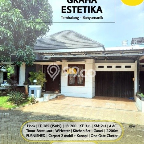 Disewakan Rumah Konsep Minimalis di Tembalang Semarang dengan 3 KT Disewakan Rumah Konsep Minimalis di Tembalang Semarang dengan 3 KT