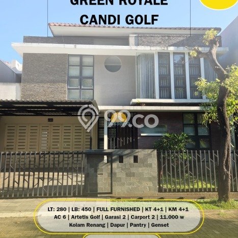 Rumah Disewakan Semarang LT 280m2 LB 450m2 Kawasan Candi Golf Rumah Disewakan Semarang LT 280m2 LB 450m2 Kawasan Candi Golf
