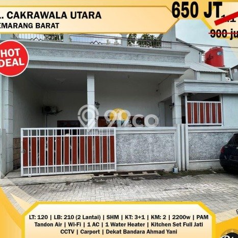 HARGA SPESIAL! Rumah Premium di Semarang Barat, Semarang, Luas 120m2m² Bangunan 210m2m² BISA KPR! HARGA SPESIAL! Rumah Premium di Semarang Barat, Semarang, Luas 120m2m² Bangunan 210m2m² BISA KPR!