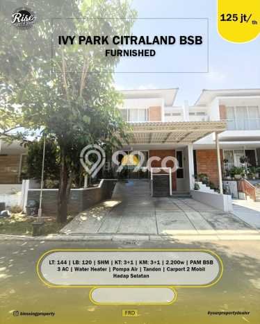 Rumah sewa siap pakai 3 KT di BSB City, Semarang Rumah sewa siap pakai 3 KT di BSB City, Semarang
