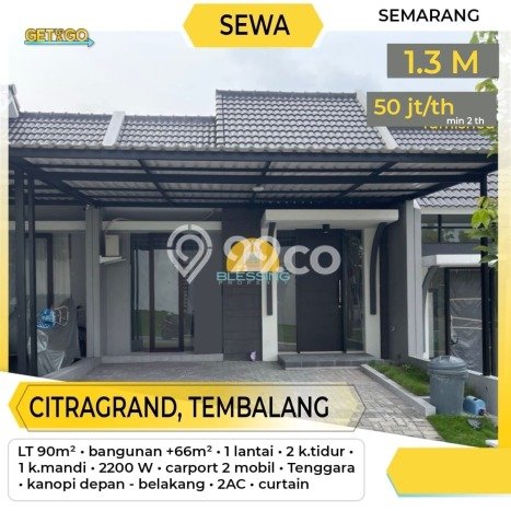 Dijual Hunian Rumah Terawat 2 Kamar di Citragrand, Semarang Dijual Hunian Rumah Terawat 2 Kamar di Citragrand, Semarang