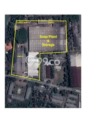 Pabrik Area Bisnis Kawasan Cikokol, Luas 12261m², Mainroad Pabrik Area Bisnis Kawasan Cikokol, Luas 12261m², Mainroad