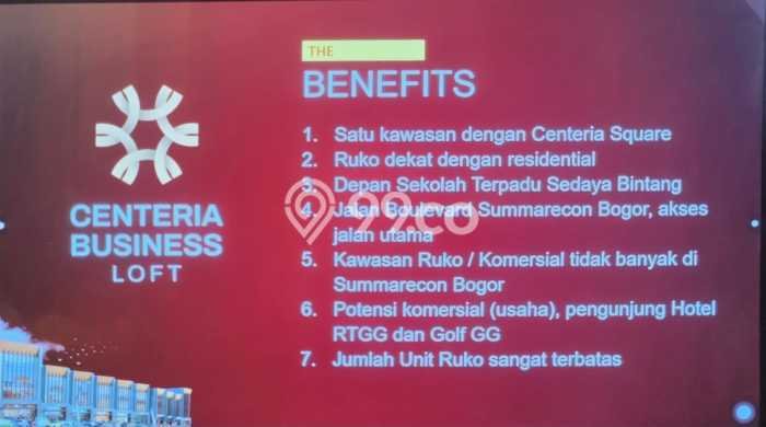 Paling Dicari! Ruko Dijual di Summarecon Bogor Harga Kompetitif Paling Dicari! Ruko Dijual di Summarecon Bogor Harga Kompetitif