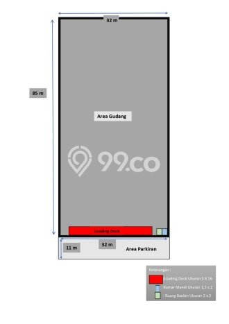 Gudang Kawasan Komersial di Ngaliyan, Luas 2720m², For Rent, Ready Pakai Gudang Kawasan Komersial di Ngaliyan, Luas 2720m², For Rent, Ready Pakai