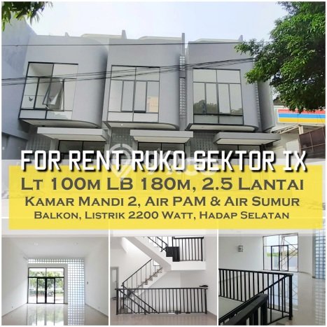 Ruko bagus disewakan di Bintaro Tangerang Selatan dengan LB 180m2 harga sewa terbaik Ruko bagus disewakan di Bintaro Tangerang Selatan dengan LB 180m2 harga sewa terbaik