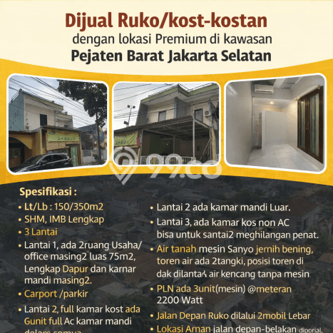 Paling Diincar! Ruko Dijual di Pejaten Harga Kompetitif Paling Diincar! Ruko Dijual di Pejaten Harga Kompetitif