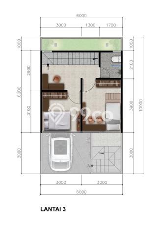 Rumah Modern Cantik 3 KT Bisa Langsung Pindah di Coblong Rumah Modern Cantik 3 KT Bisa Langsung Pindah di Coblong