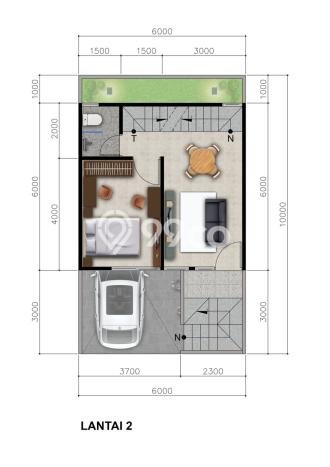 Rumah Modern Cantik 3 KT Bisa Langsung Pindah di Coblong Rumah Modern Cantik 3 KT Bisa Langsung Pindah di Coblong
