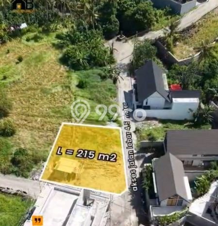 HARGA TERBAIK! Tanah di Cemagi, Luas 215m², Lokasi Prima HARGA TERBAIK! Tanah di Cemagi, Luas 215m², Lokasi Prima