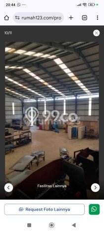 FOR SALE! Pabrik di Jambe Tangerang, LT 5070m2, LB 3000m2 FOR SALE! Pabrik di Jambe Tangerang, LT 5070m2, LB 3000m2
