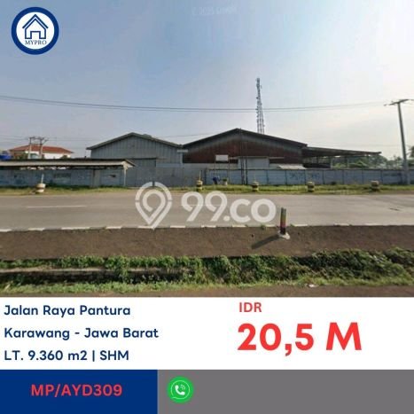 AREA BISNIS! Gudang Kawasan Subang, Luas 4930m2m², Mainroad, Ramai AREA BISNIS! Gudang Kawasan Subang, Luas 4930m2m², Mainroad, Ramai