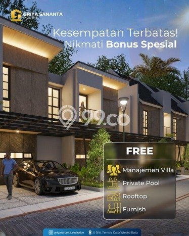 For Sale Rumah 3 Kamar Lokasi Strategis Bagus dan Strategis di Batu For Sale Rumah 3 Kamar Lokasi Strategis Bagus dan Strategis di Batu