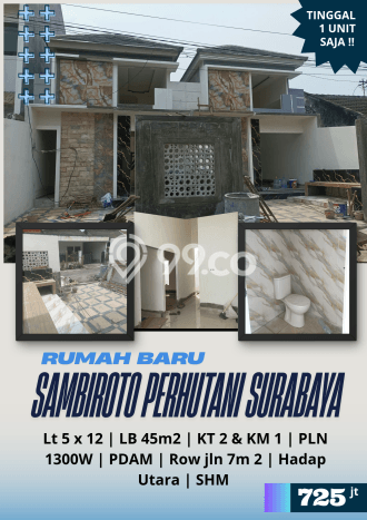 Dijual Rumah 2 Kamar Lokasi Ideal Bagus dan Strategis di Sambikerep Dijual Rumah 2 Kamar Lokasi Ideal Bagus dan Strategis di Sambikerep