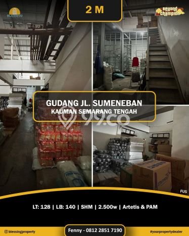 Untuk Dijual! Gudang di Kauman Semarang LT 128m2 / LB 140m2 Kawasan Bisnis Untuk Dijual! Gudang di Kauman Semarang LT 128m2 / LB 140m2 Kawasan Bisnis