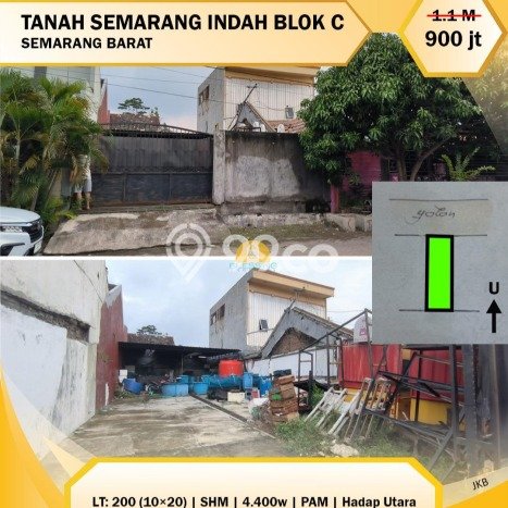 Tanah untuk Dijual di Semarang Barat Semarang Luas 200m2 Tanah untuk Dijual di Semarang Barat Semarang Luas 200m2