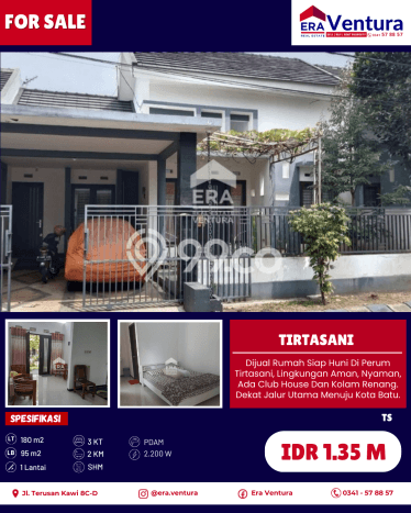 Rumah Modern Cantik 3 KT Bisa Langsung Pindah di Karangploso Rumah Modern Cantik 3 KT Bisa Langsung Pindah di Karangploso