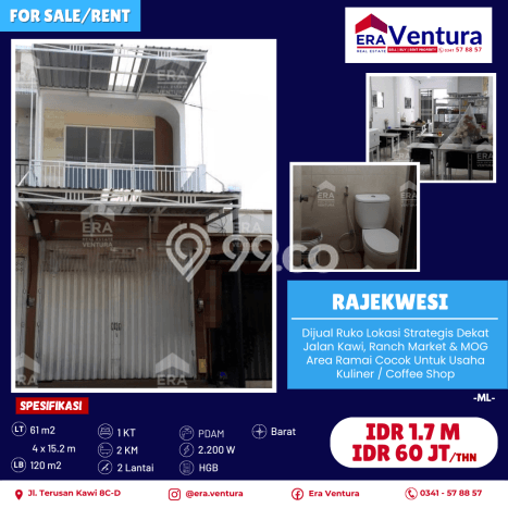 Ruko Bagus Dijual di Malang Kota Malang Lokasi Strategis Cocok untuk Kembangkan Bisnis Ruko Bagus Dijual di Malang Kota Malang Lokasi Strategis Cocok untuk Kembangkan Bisnis