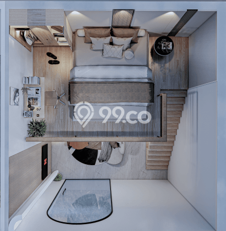 Apartemen di Abianbase, 1 KT, Luas 33m², Lokasi Premium Apartemen di Abianbase, 1 KT, Luas 33m², Lokasi Premium