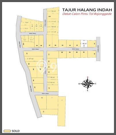 TANAH POTENSIAL! Tanah Kawasan Tajur Halang, Luas 89m², Jalur Strategis TANAH POTENSIAL! Tanah Kawasan Tajur Halang, Luas 89m², Jalur Strategis