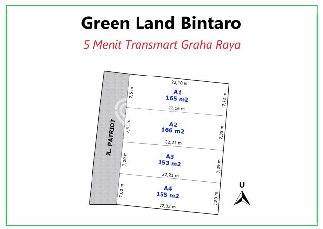 Tanah Kavling Dijual di Tangerang dengan Spesifikasi 153m2 Tanah Kavling Dijual di Tangerang dengan Spesifikasi 153m2
