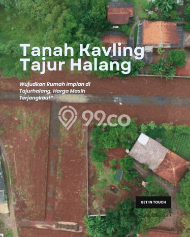 AREA PROSPEKTIF! Tanah Kawasan Tajur Halang, Luas 89m², Akses Transportasi AREA PROSPEKTIF! Tanah Kawasan Tajur Halang, Luas 89m², Akses Transportasi
