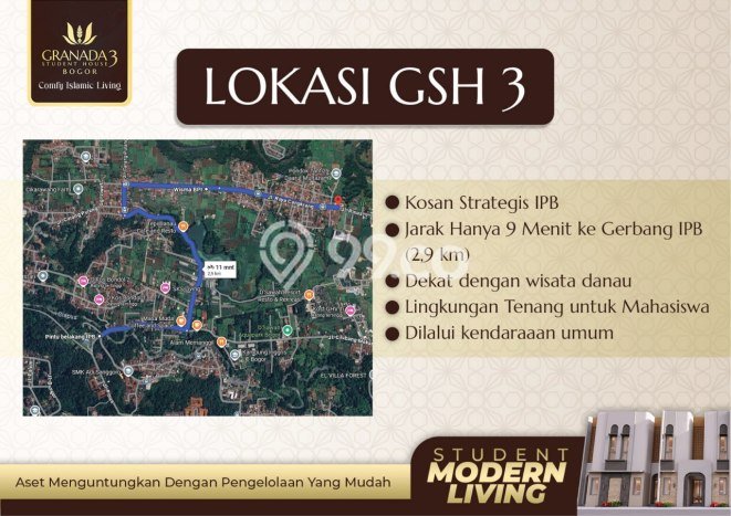 Rumah Kost Dijual Lokasi Dramaga, Bogor, 4 Kamar Tidur, 4 Kamar Mandi, 52m2 Rumah Kost Dijual Lokasi Dramaga, Bogor, 4 Kamar Tidur, 4 Kamar Mandi, 52m2